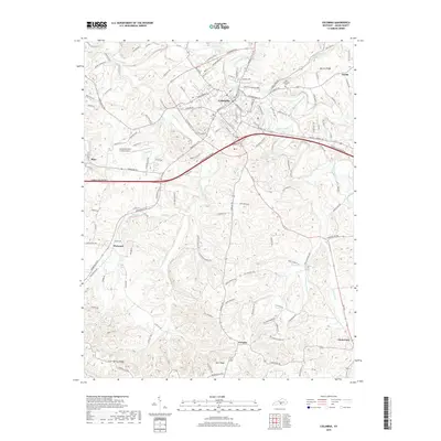 2019 Map of Columbia, 2019 Print