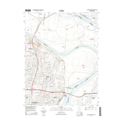 2015 Map of Columbia Bottom, 2015 Print