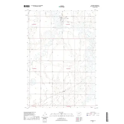 2017 Map of Columbia, 2017 Print