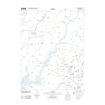 2012 Map of Columbia, 2012 Print