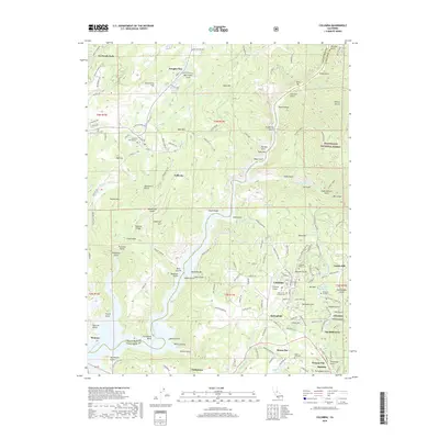 2018 Map of Columbia, 2018 Print