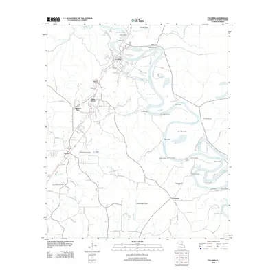 2012 Map of Columbia, 2012 Print
