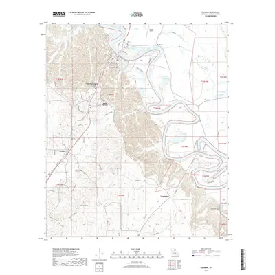 2018 Map of Columbia, 2018 Print