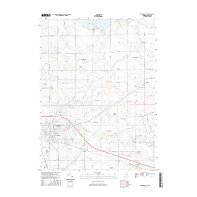 2016 Map of Columbia City, 2016 Print