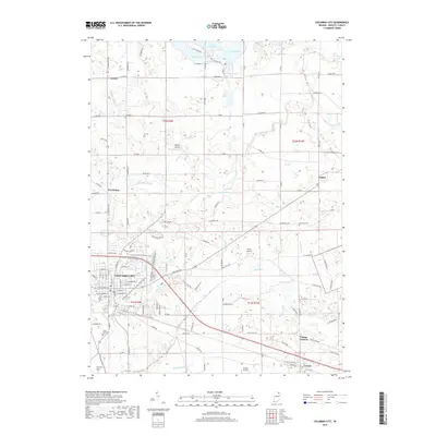 2019 Map of Columbia City, 2019 Print