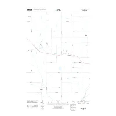 2013 Map of Columbia, 2013 Print