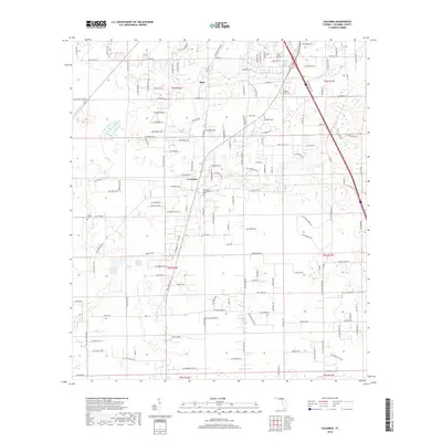 2018 Map of Columbia, 2018 Print