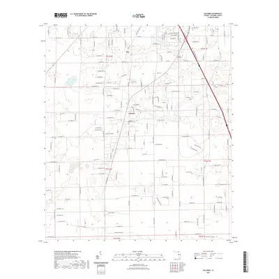 2021 Map of Columbia, 2021 Print