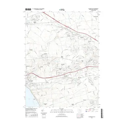 2016 Map of Columbia East, 2016 Print