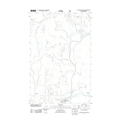 2011 Map of Columbia Falls North, 2011 Print