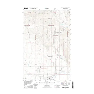 2014 Map of Columbia Falls North, 2014 Print