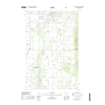 2020 Map of Columbia Falls South, 2020 Print