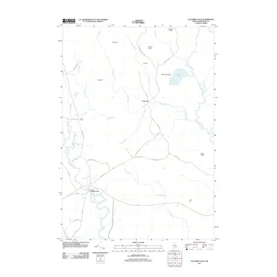 2011 Map of Columbia Falls, 2011 Print