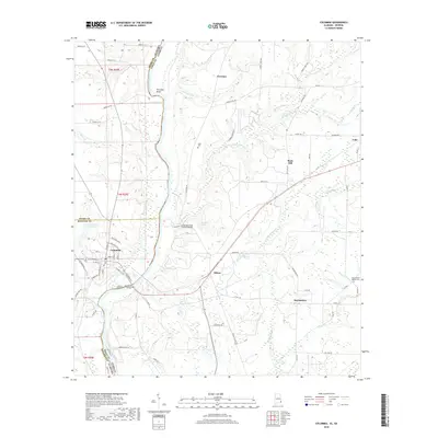2018 Map of Columbia, 2018 Print