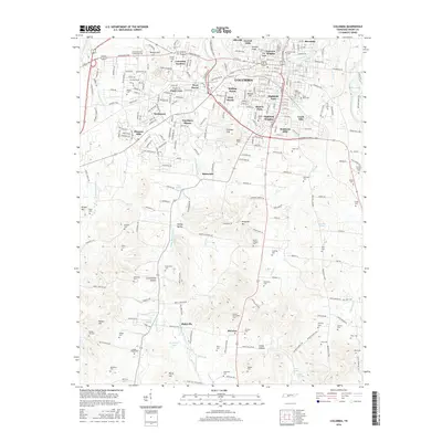 2016 Map of Columbia, 2016 Print
