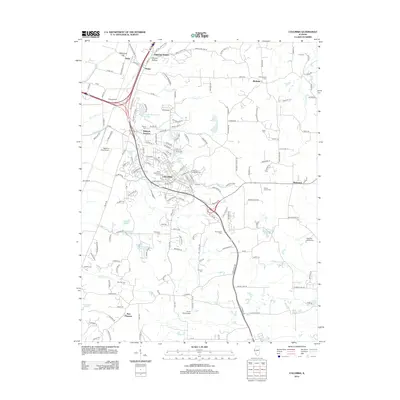 2012 Map of Columbia, 2012 Print