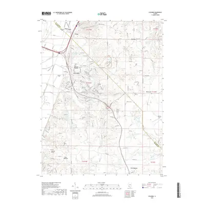 2018 Map of Columbia, 2018 Print