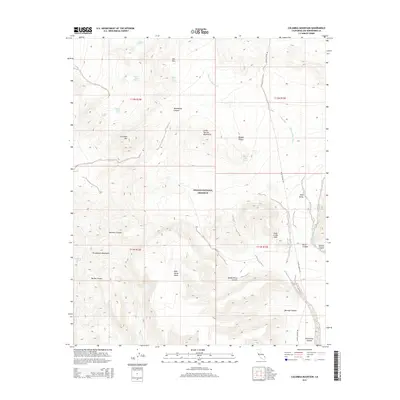 2015 Map of Columbia Mountain, 2015 Print