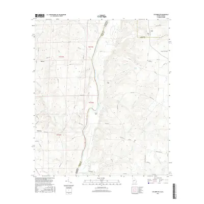 2017 Map of Columbia NE, 2017 Print