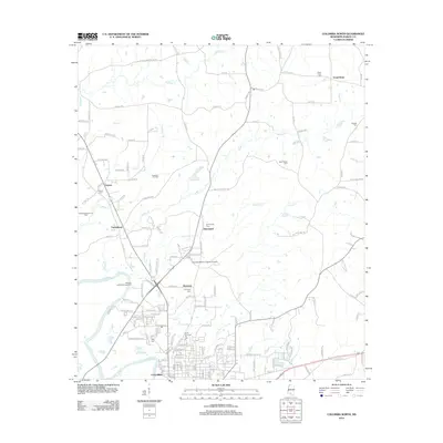 2012 Map of Columbia North, 2012 Print