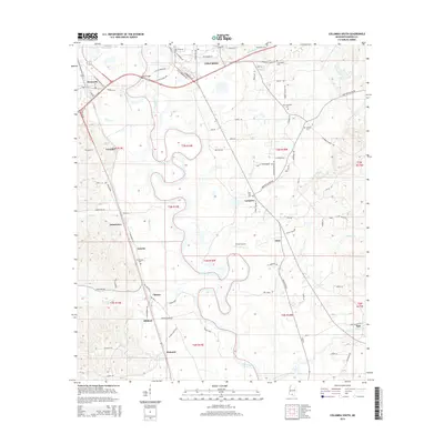 2015 Map of Columbia South, 2015 Print
