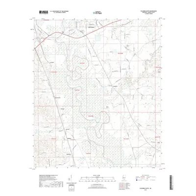 2018 Map of Columbia South, 2018 Print