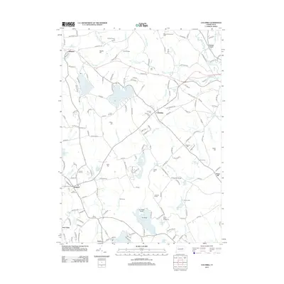 2012 Map of Columbia, 2012 Print