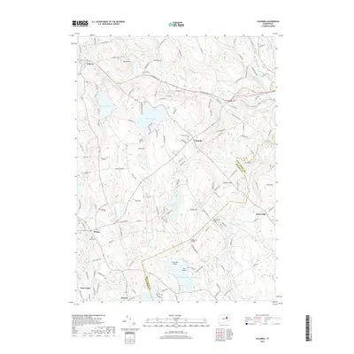 2018 Map of Columbia, 2018 Print