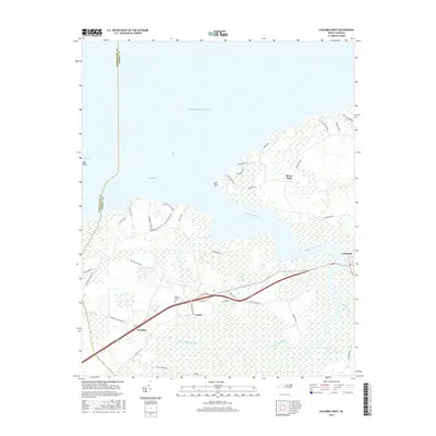 2016 Map of Columbia West, 2016 Print