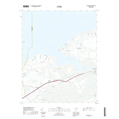 2019 Map of Columbia West, 2019 Print