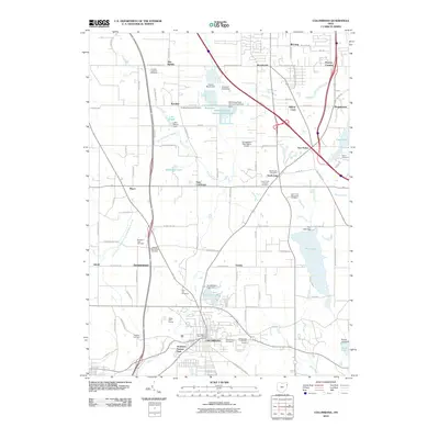 2010 Map of Columbiana, 2010 Print