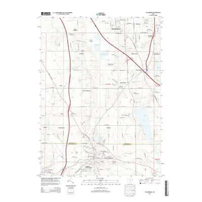 2013 Map of Columbiana, 2013 Print
