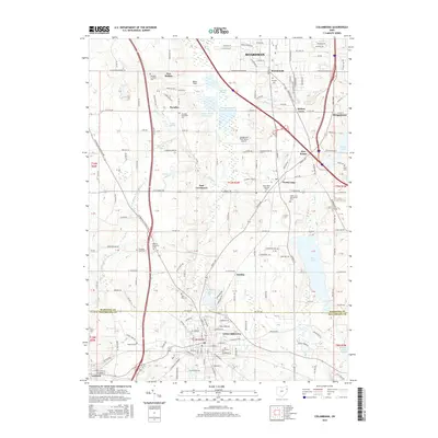 2016 Map of Columbiana, 2016 Print