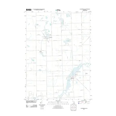 2011 Map of Columbiaville, 2011 Print