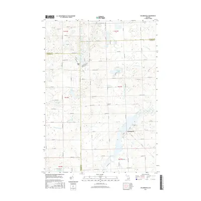 2017 Map of Columbiaville, 2017 Print