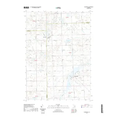 2019 Map of Columbiaville, 2019 Print