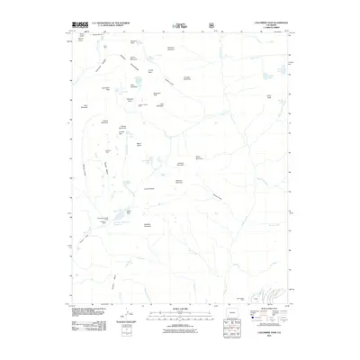 2011 Map of Columbine Pass, 2011 Print