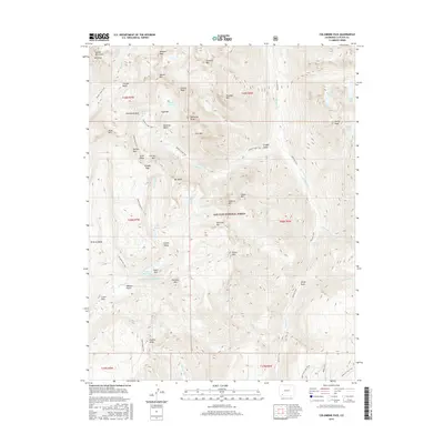 2016 Map of Columbine Pass, 2016 Print