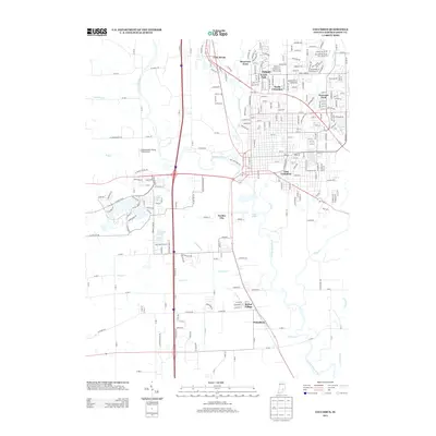 2013 Map of Columbus, 2013 Print