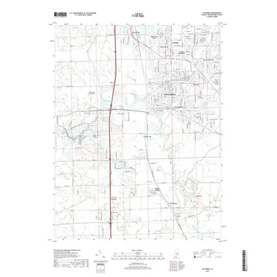 2019 Map of Columbus, 2019 Print