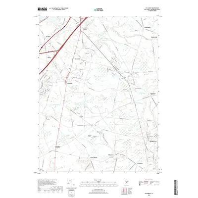 2019 Map of Columbus, 2019 Print