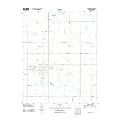 2012 Map of Columbus, 2012 Print