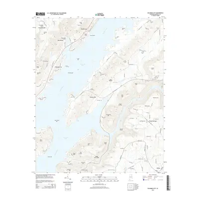 2014 Map of Columbus City, 2014 Print