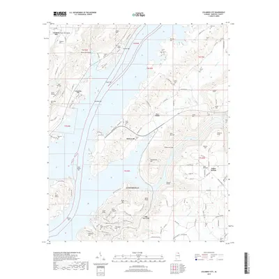 2018 Map of Columbus City, 2018 Print