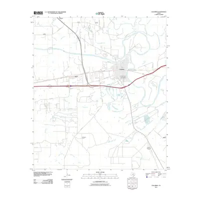 2010 Map of Columbus, 2010 Print