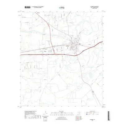 2019 Map of Columbus, 2019 Print