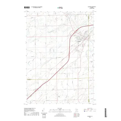 2018 Map of Columbus, 2018 Print