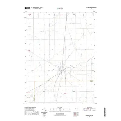 2019 Map of Columbus Grove, 2019 Print