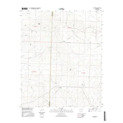 2017 Map of Columbus, 2017 Print