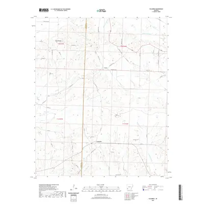 2020 Map of Columbus, 2020 Print